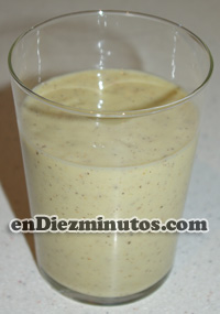 Batido de Kiwi y platano